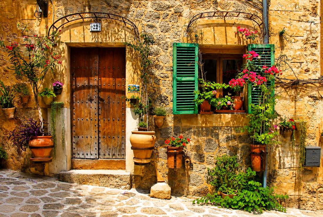 Casa en un pueblo tradicional español
