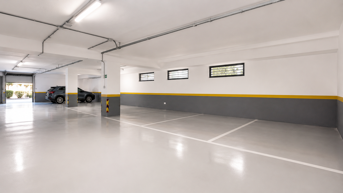 Plazas de garaje en un parking comunitario
